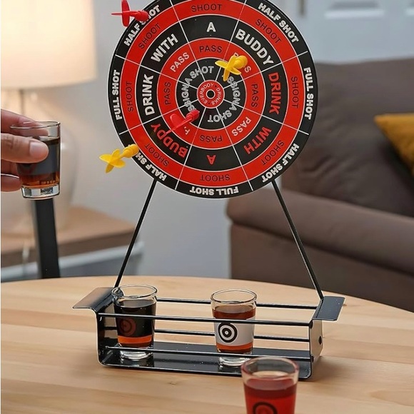 Other - Dartboard Drinking Game Set with Shot Glasses
